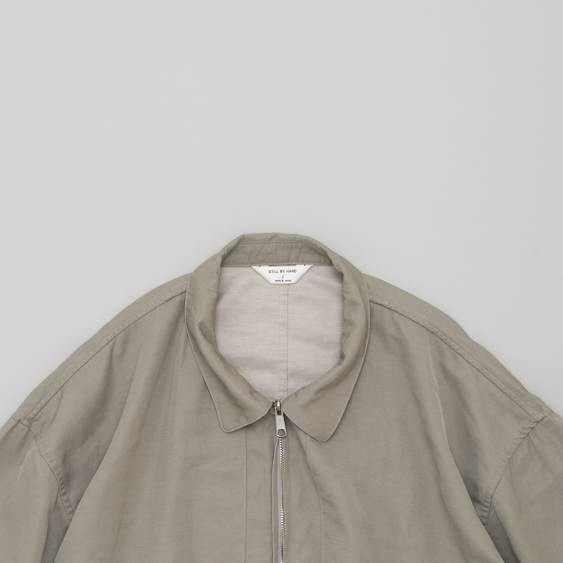 Alternative view of Still By Hand Pigment Print Zip Up Blouson