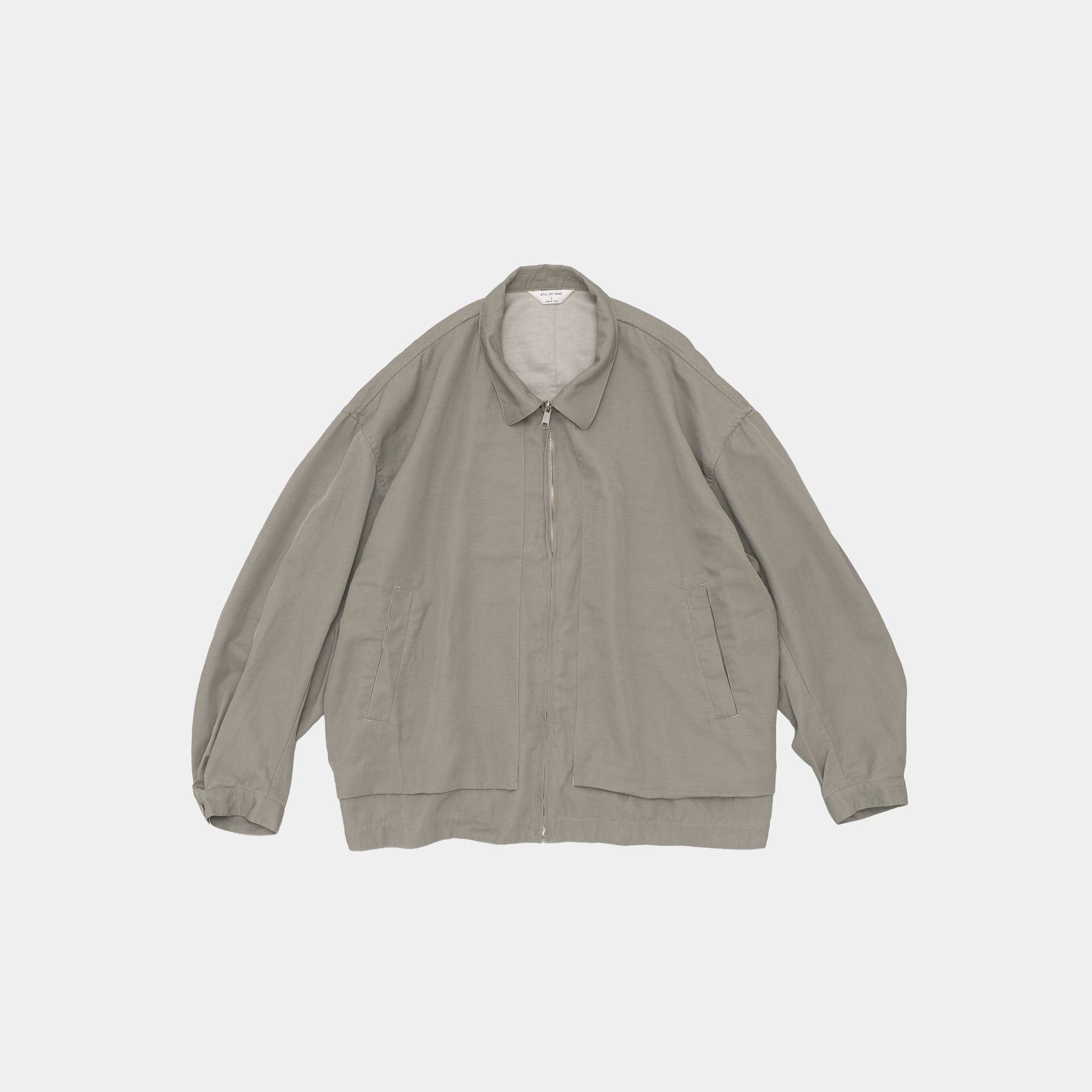 Still By Hand Pigment Print Zip Up Blouson