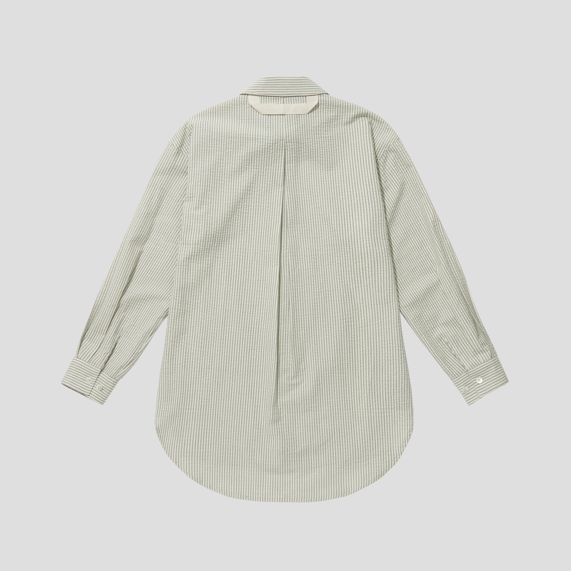 Alternative view of Merely Made Premium Classic Seersucker Stripe Overshirt