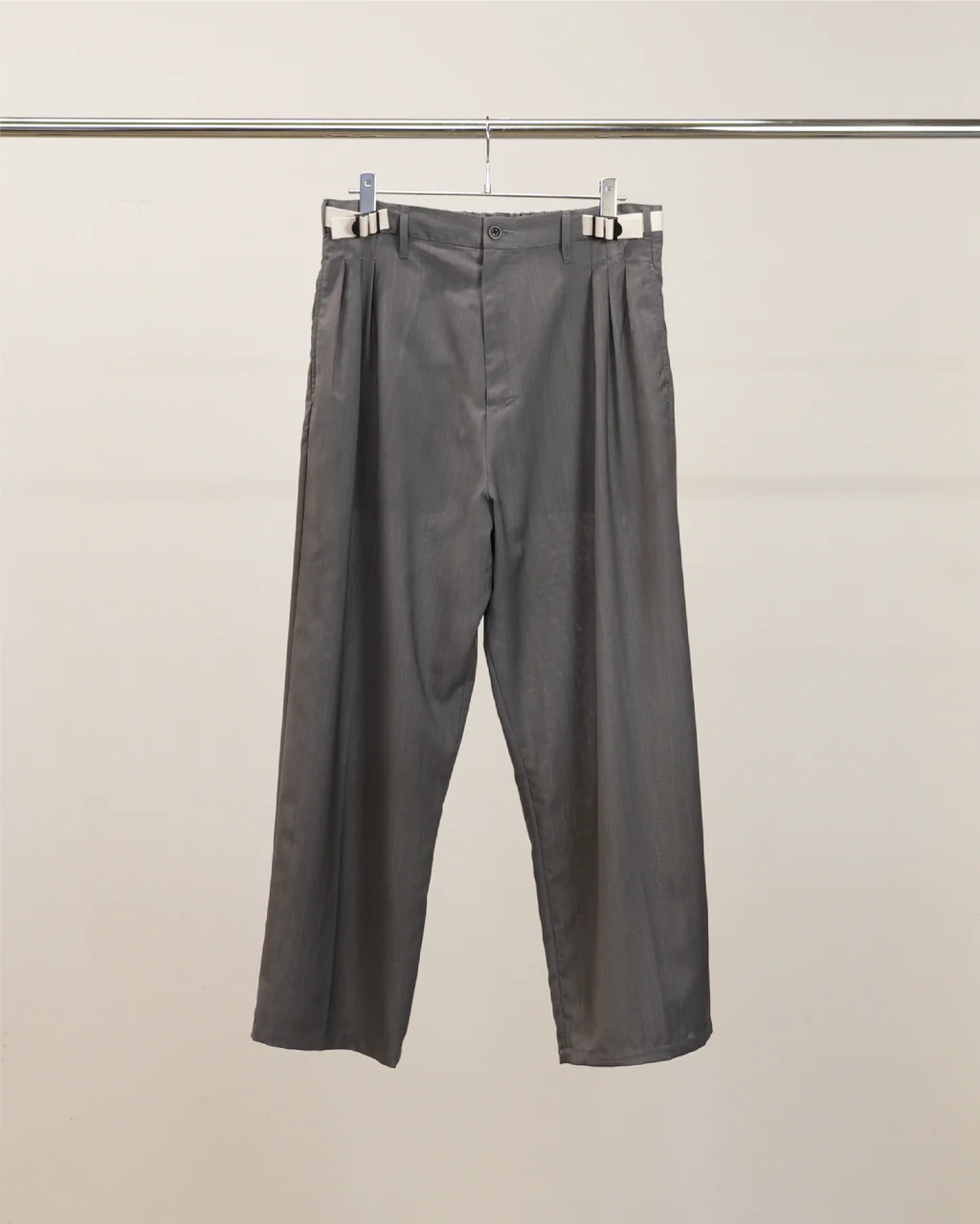 Ancellm Belted Wool Slacks