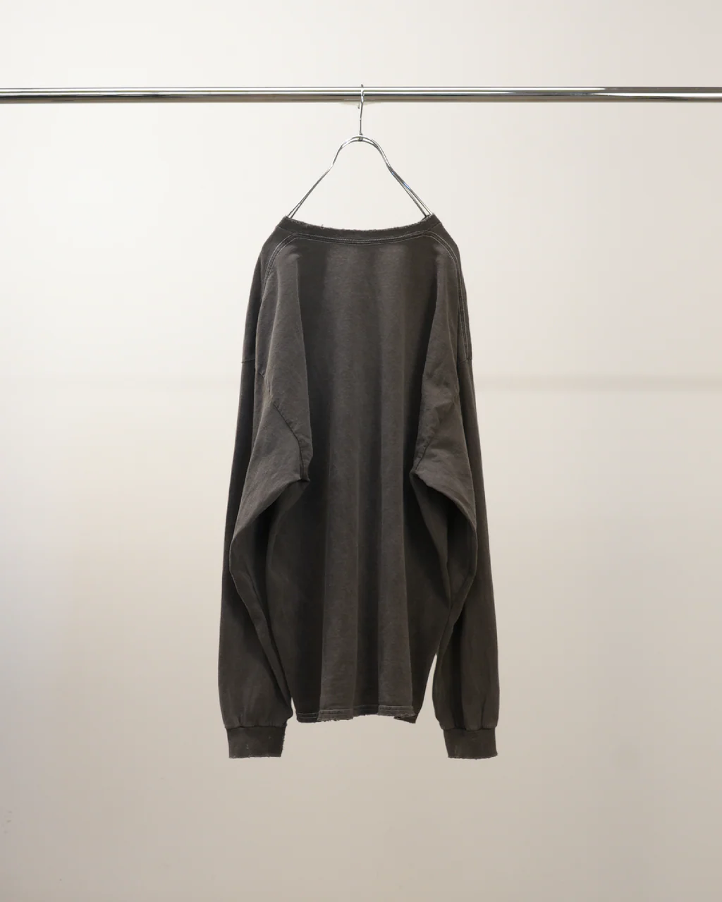 Alternative view of Ancellm embroidery Dyed LS TShirt