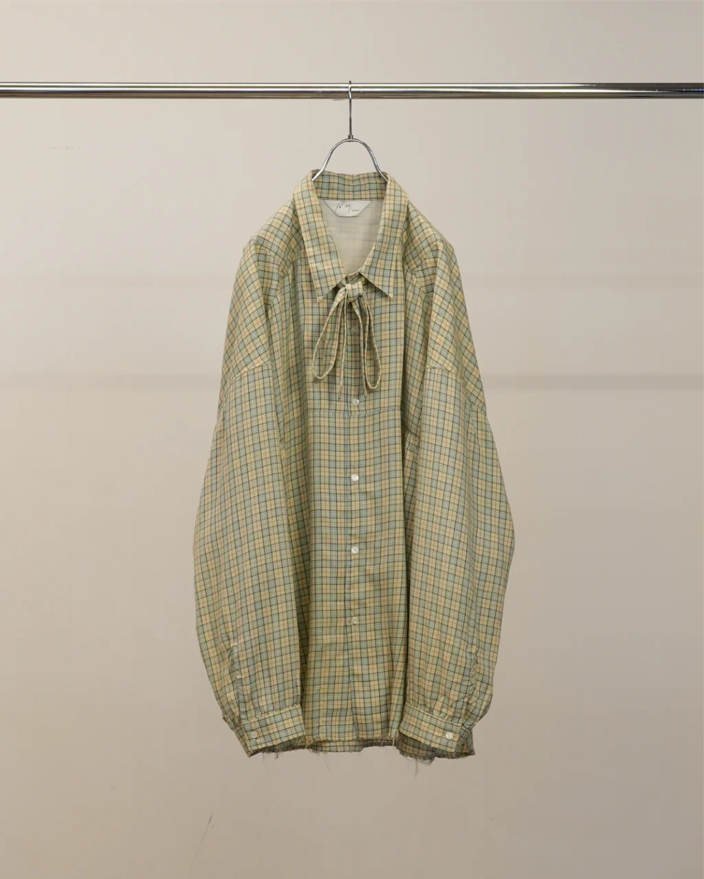 Alternative view of Ancellm Bow Tie Check Shirt