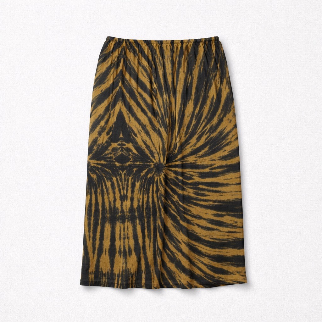 Noss Label Silk Tie Dye Skirt