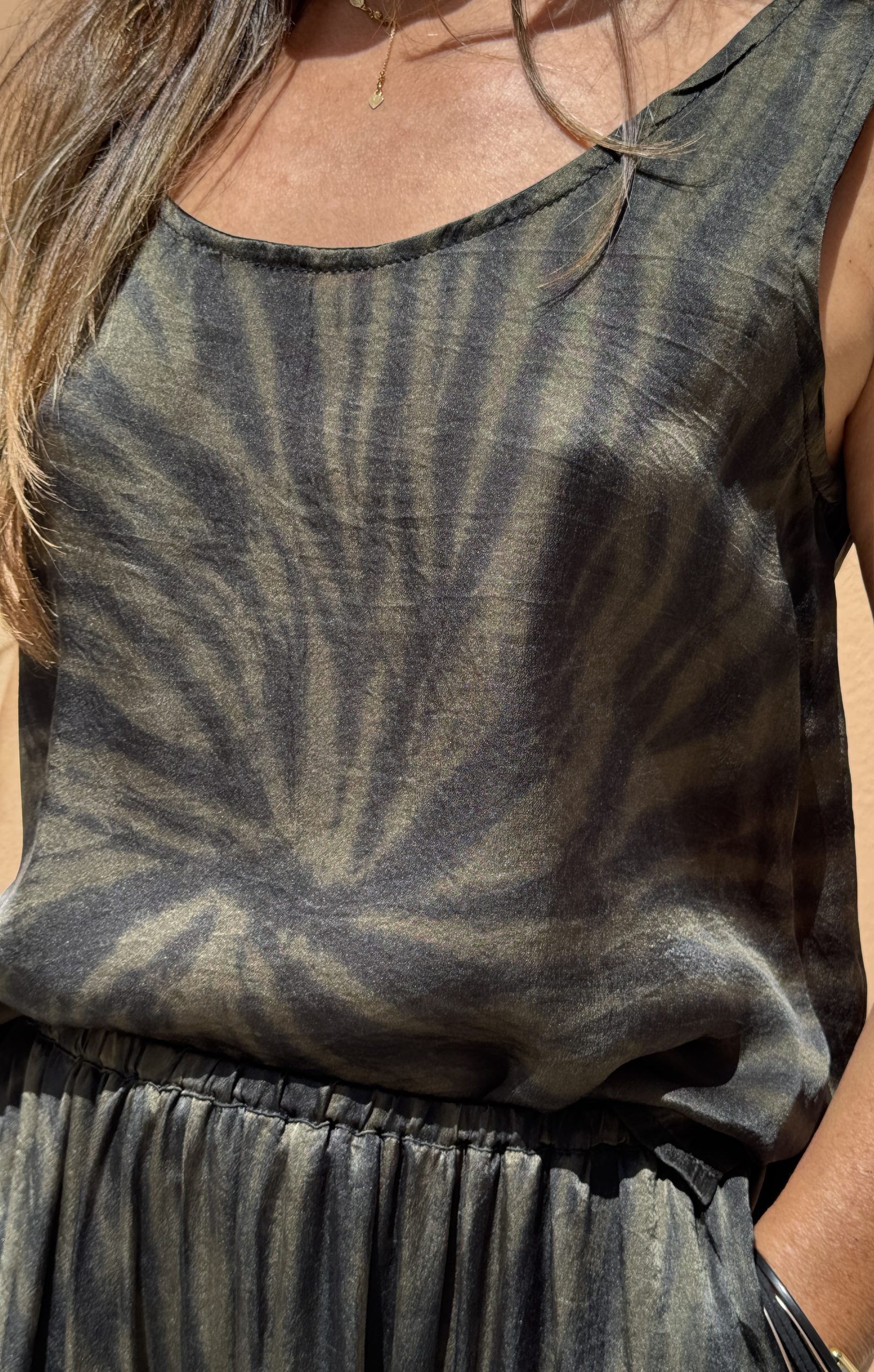 Alternative view of Noss Label Silk Tie Dye Top