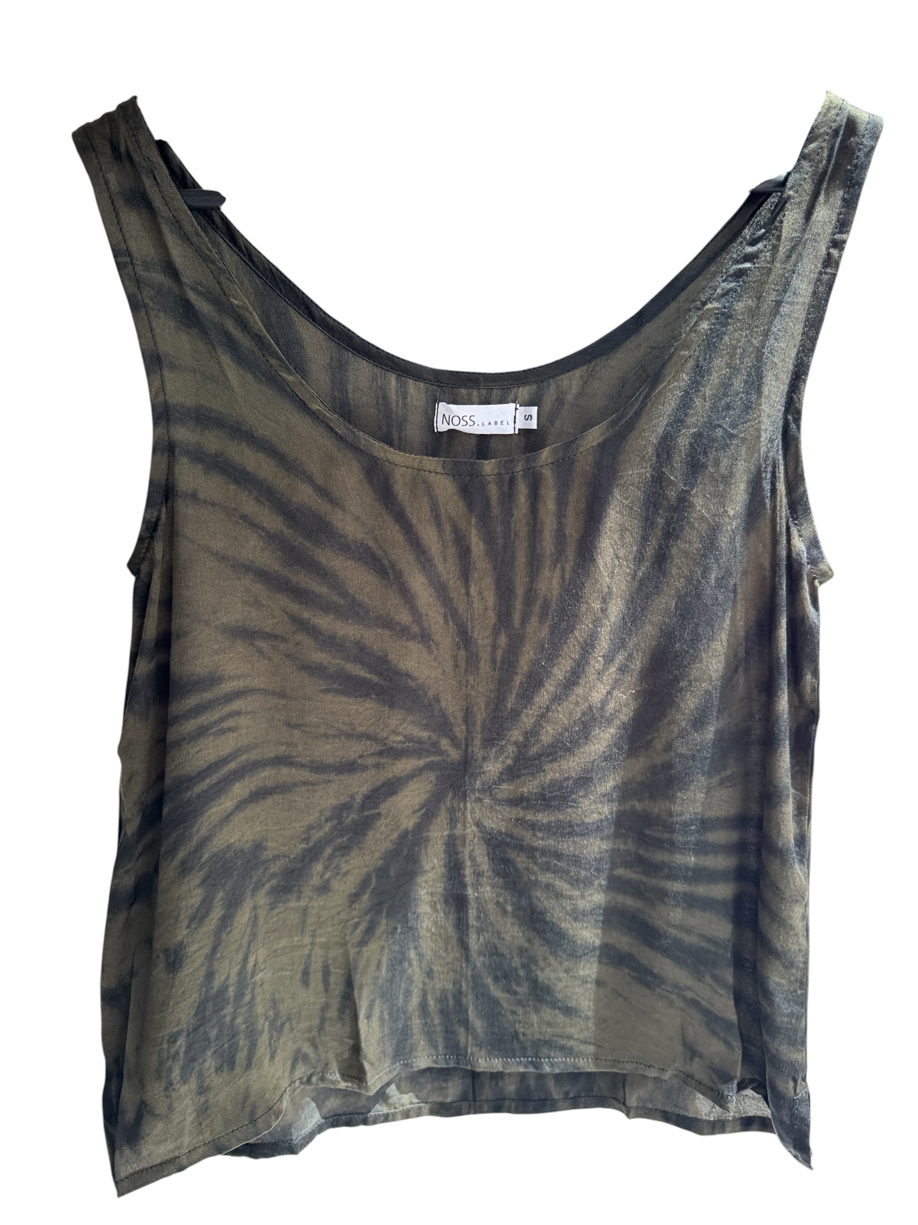 Noss Label Silk Tie Dye Top